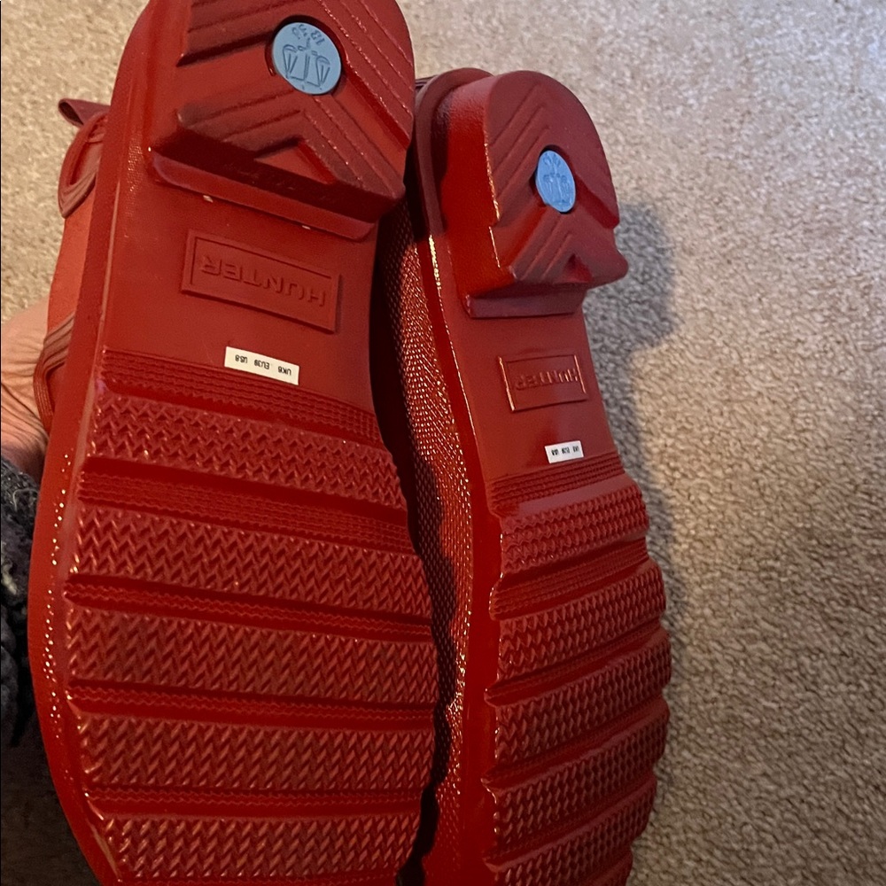 Hunter short boot - shiny red! - Picture 4 of 4